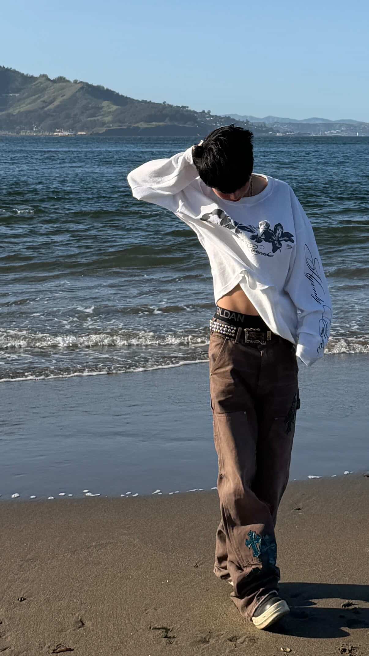 WHITE FLORAL THERMAL